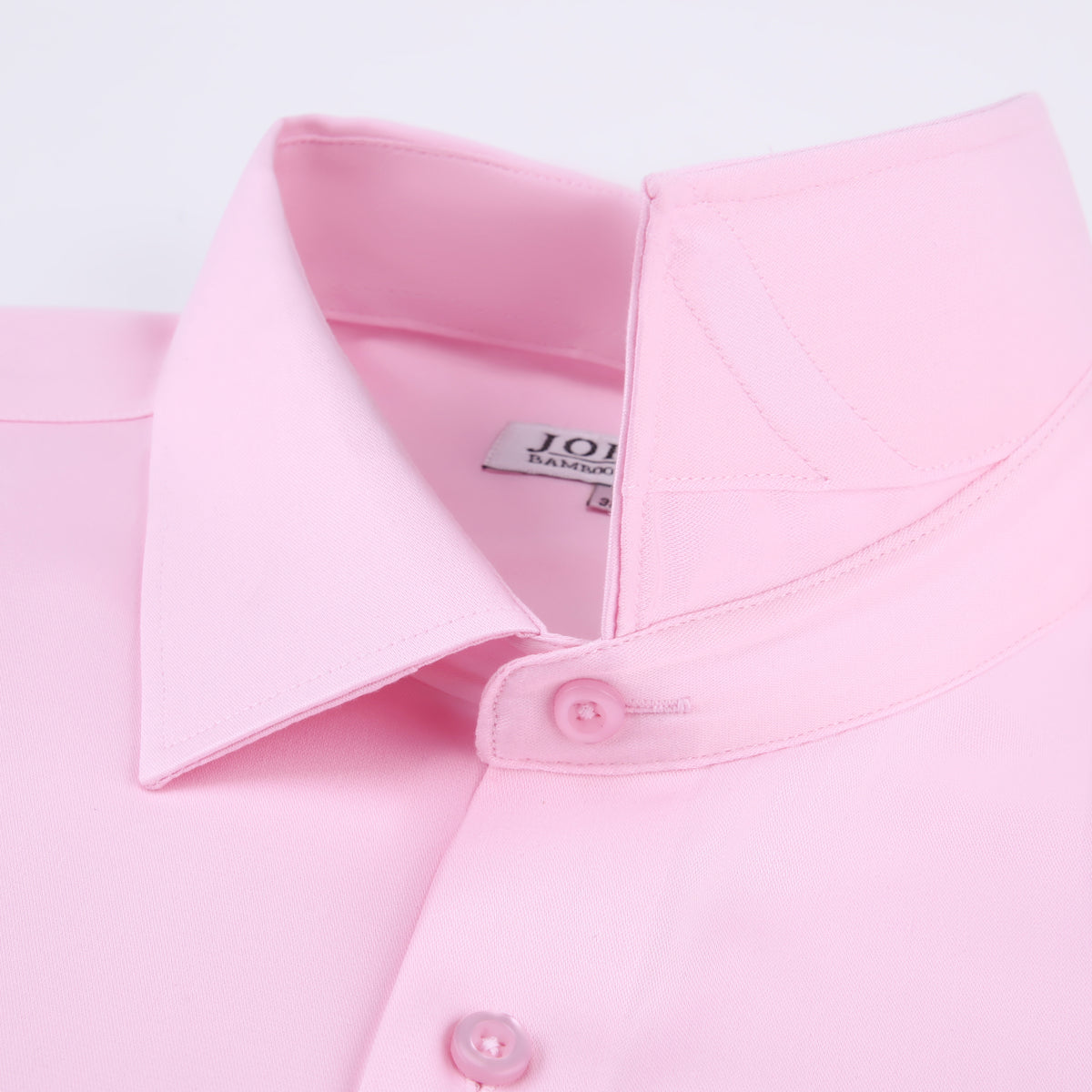 JOFELLI Bamboo Technology Pink Stretch Wrinkle-free Long Sleeve Button Down