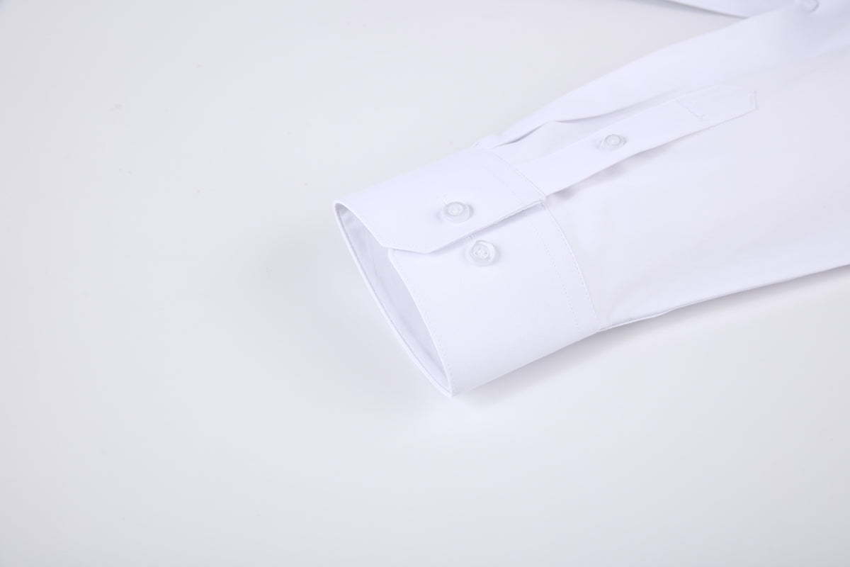 JOFELLI Men's Dress Shirt Convertible Tuxedo and Regular Stud,Cufflinks and Black Bowtie Included Non See Through