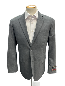 Montefino Solid Light Grey Suit (2-Piece Set) Regular Fit