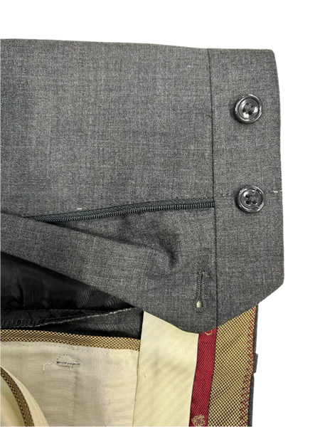 Montefino Solid Light Grey Suit (2-Piece Set) Regular Fit