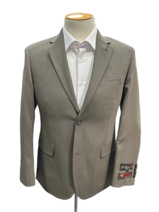 Montefino Stone 2-Piece Regular Fit Wool Suit