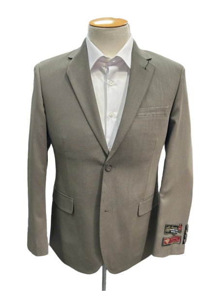 Montefino Stone 2-Piece Regular Fit Wool Suit