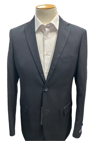 Pronto Moda Dark Navy 2-Piece Wool Suit (Slim Fit)