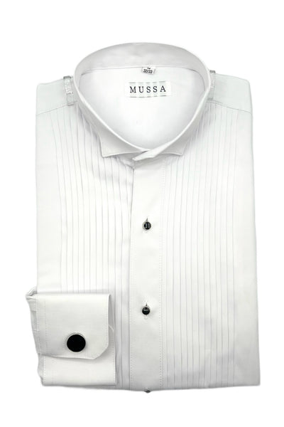 Mussa Tuxedo Shirt - White