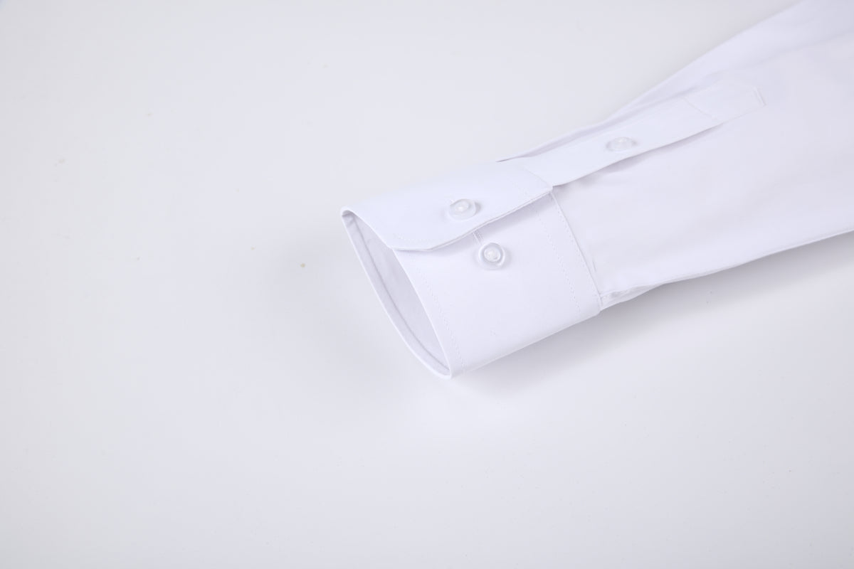 JOFELLI Men's Dress Shirt Convertible Tuxedo and Regular Stud,Cufflinks and Black Bowtie Included Non See Through